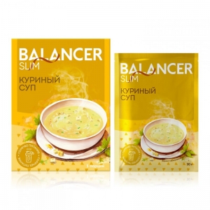 Коктейль BALANCER SLIM со вкусом &laquo;Куриный суп&raquo;, 5 саше